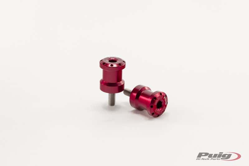 Puig Spools By Pair Hi-Tech Parts Diam.6Mm C/Red