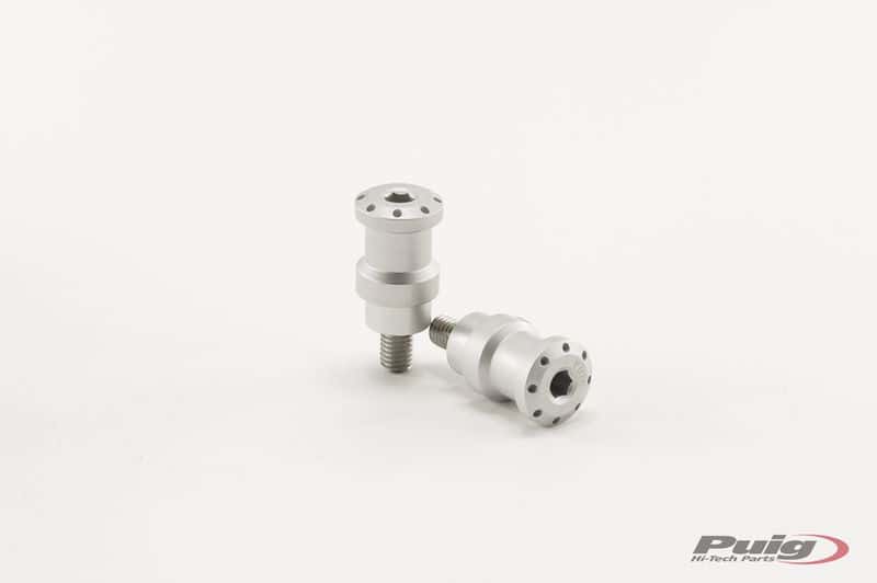 Puig Spools By Pair Hi-Tech Parts Diam.8Mm C/Silver