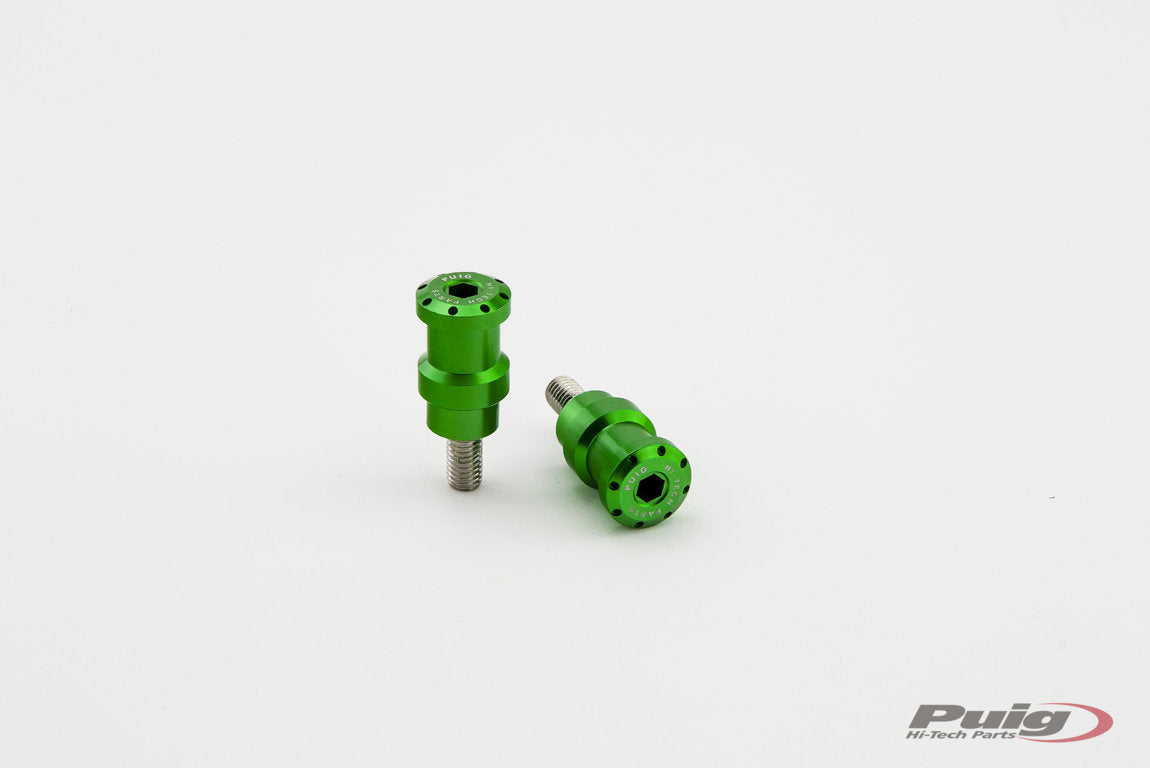 Puig Spools By Pair Hi-Tech Parts Diam.8Mm C/Green