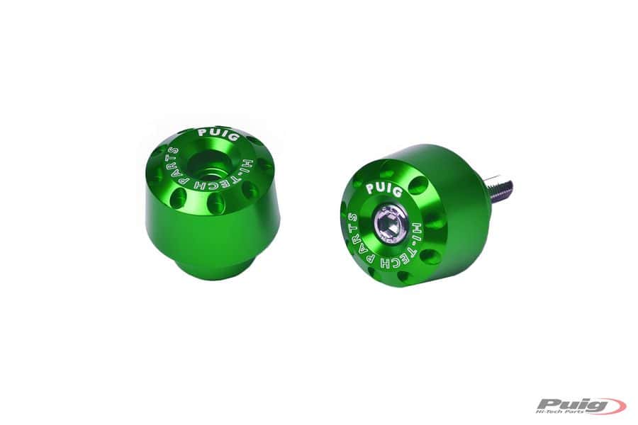 Puig Short Bar End Yamaha C/Green
