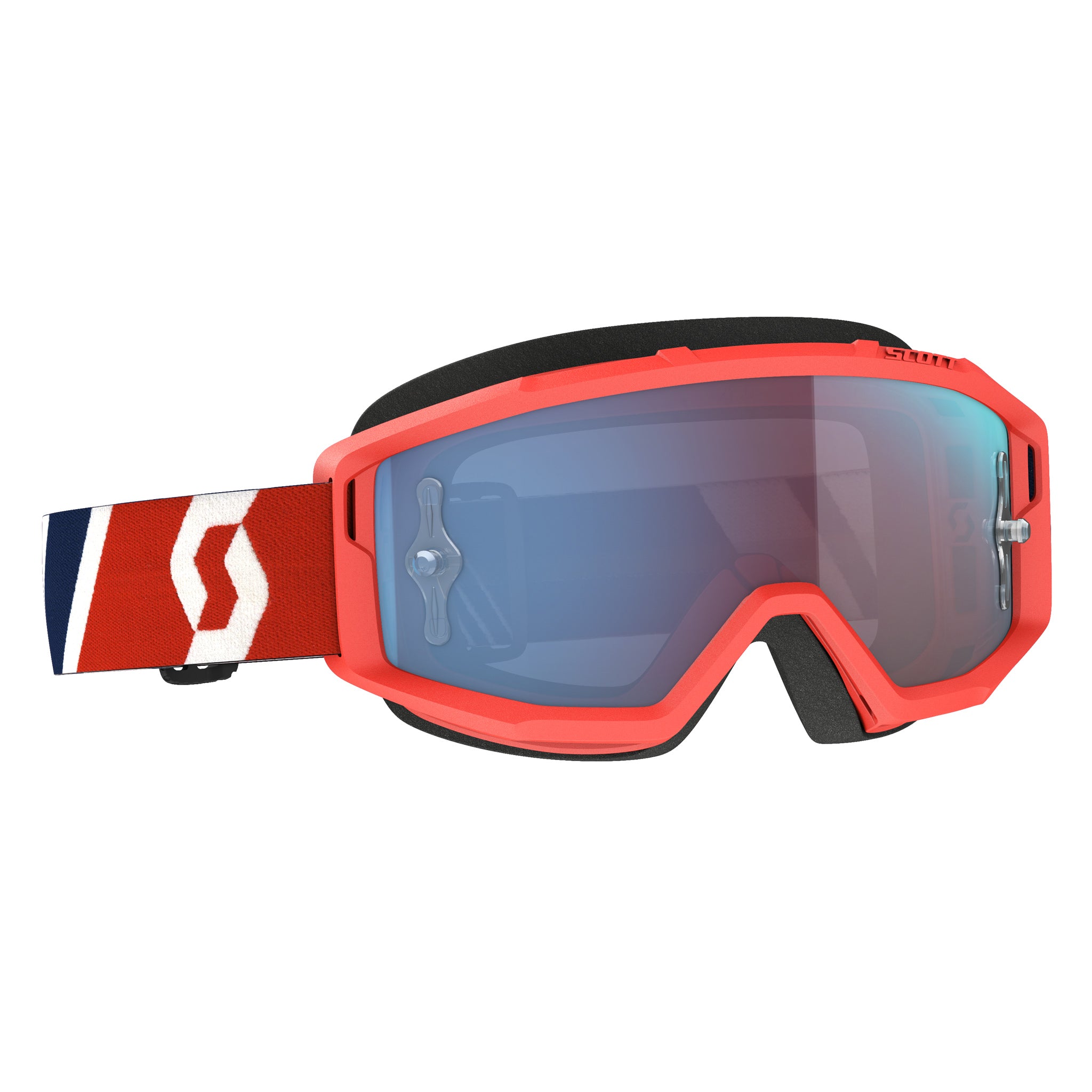 Scott Goggle Primal red/blue blue chrome works