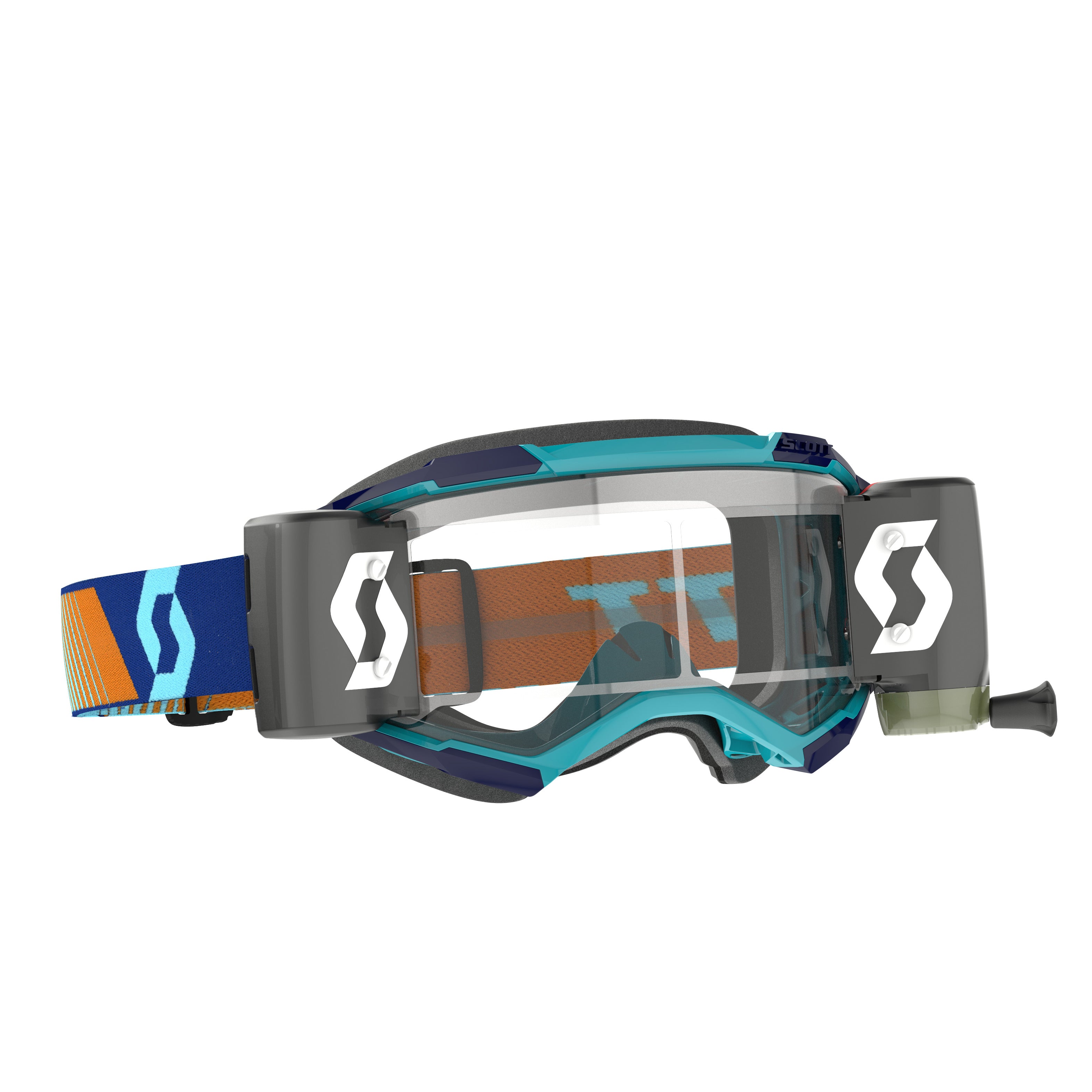 Scott Goggle Fury WFS royal blue/orange clear works
