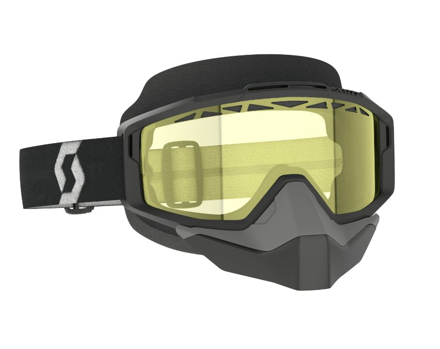 Scott Goggle Split OTG Snow Cross black/white / yellow