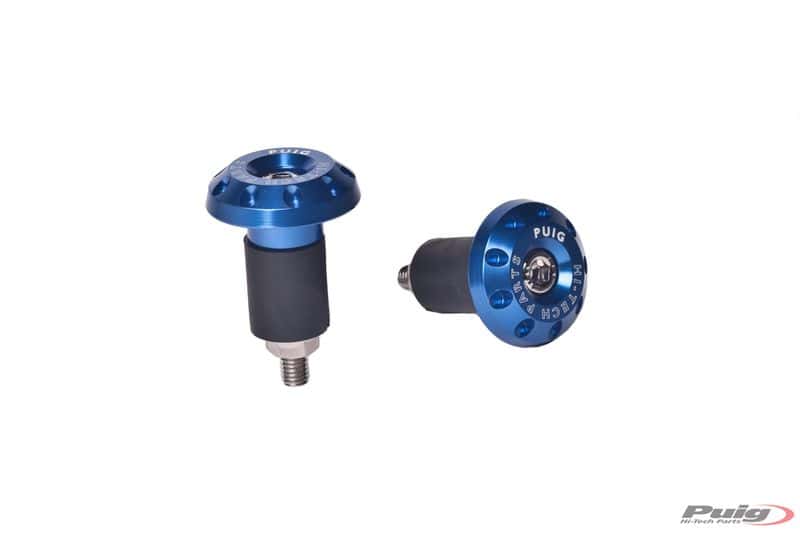 Puig Bar Ends Aluminium Race Universal C/Blue 13-18mm