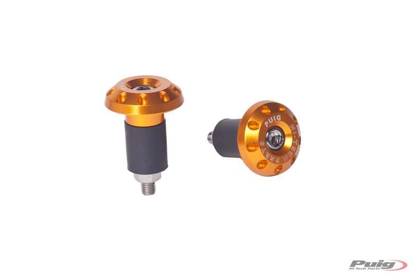 Puig Bar Ends Aluminium Race Universal C/Gold 13-18mm