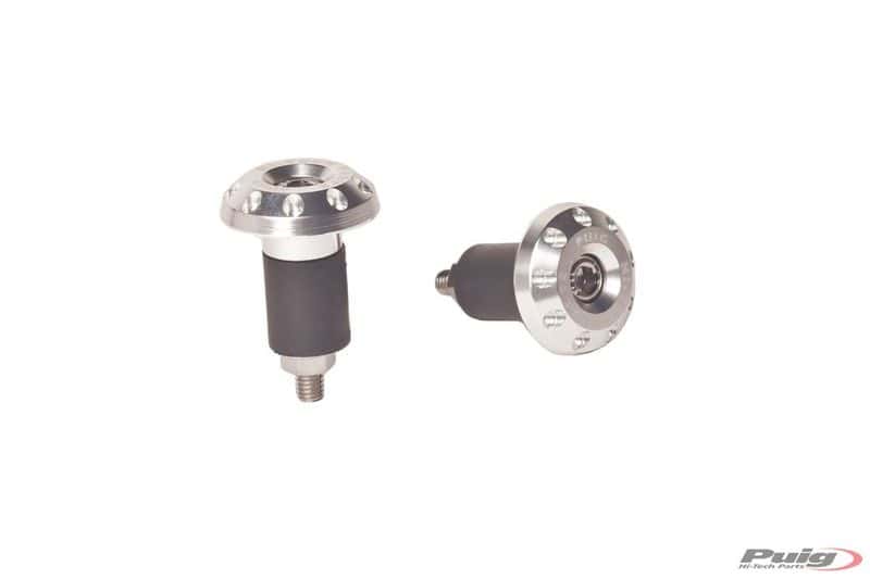 Puig Bar Ends Aluminium Race Universal C/Silver 13-18mm