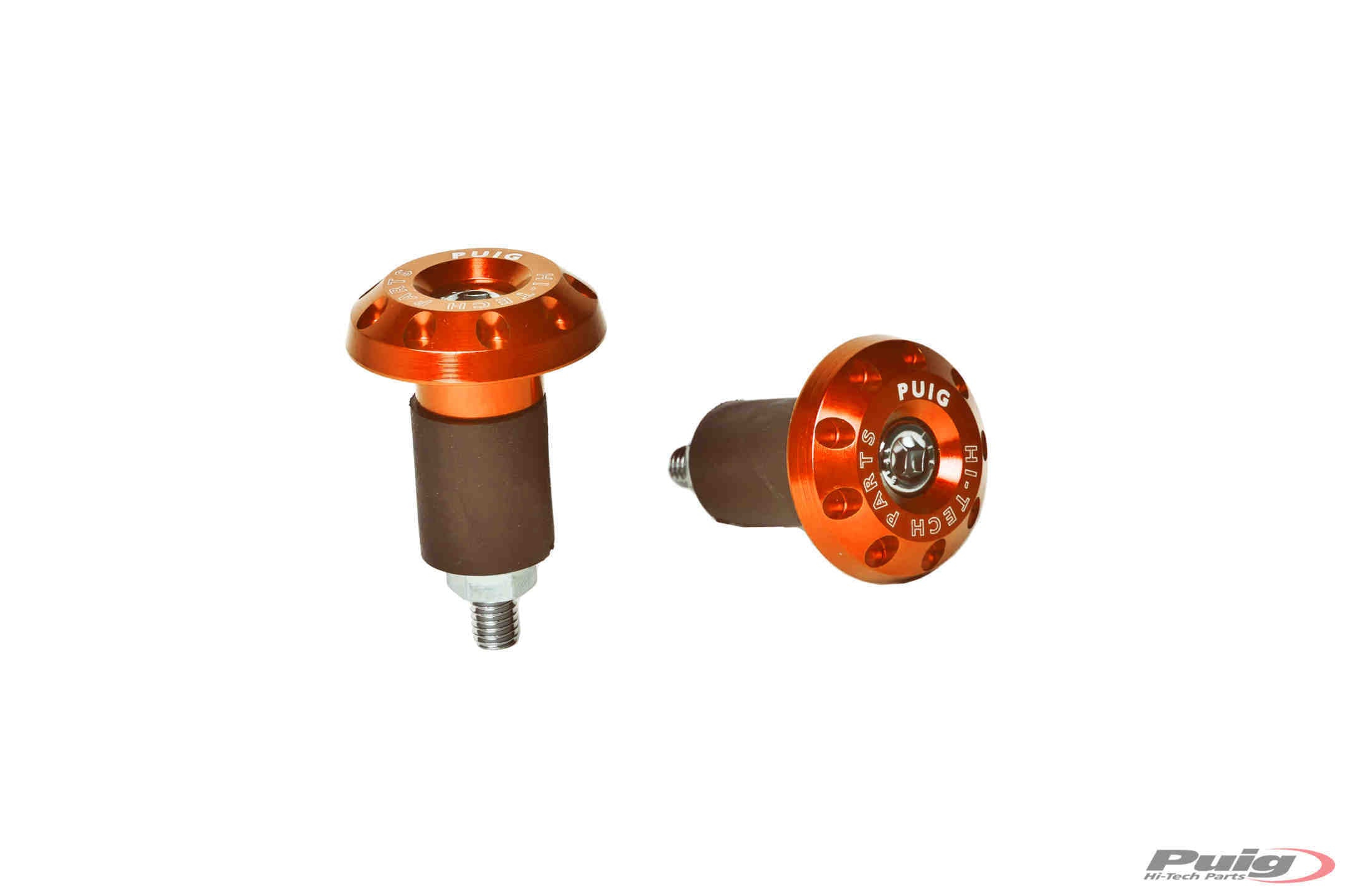Puig Bar Ends Aluminium Race Universal C/Orange 13-18mm
