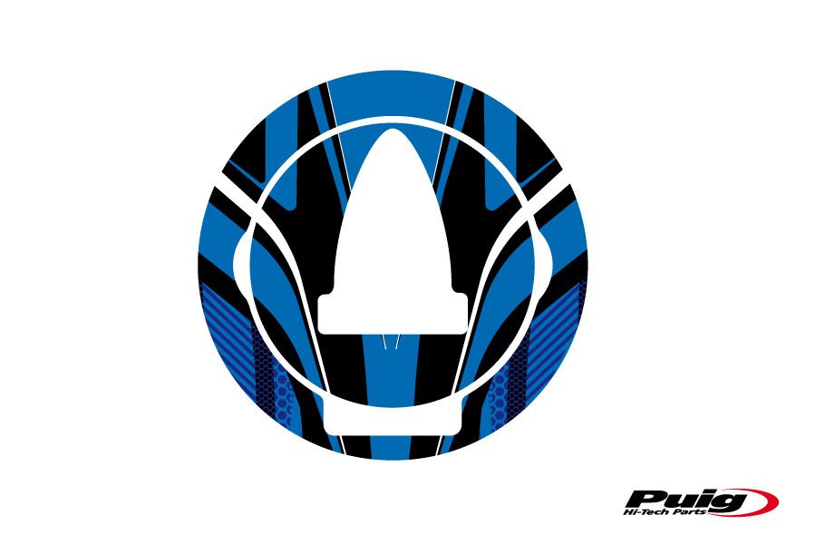 Puig Fuel Cap Cover Radical Aprilia C/Blue