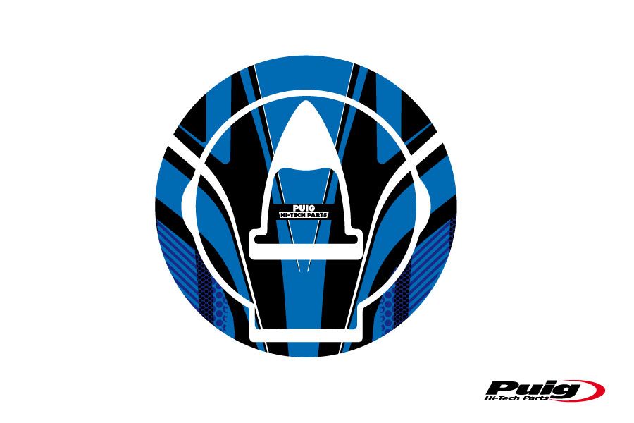 Puig Fuel Cap Cover Radical Ducati C/Blue