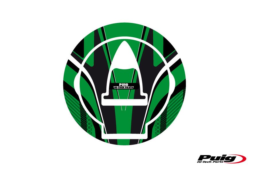 Puig Fuel Cap Cover Radical Ducati C/Green