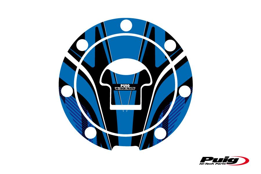 Puig Fuel Cap Cover Radical Honda C/Blue