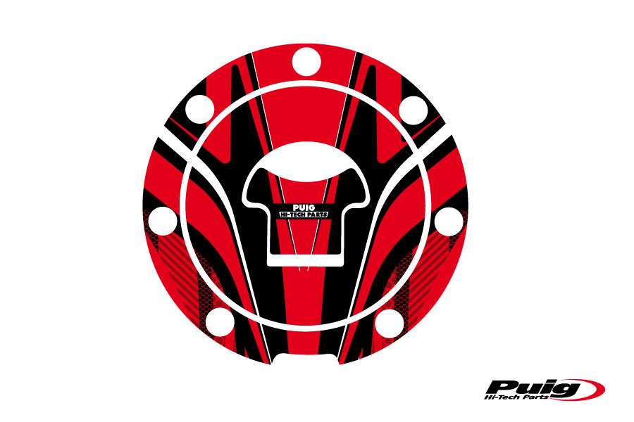 Puig Fuel Cap Cover Radical Honda C/Red