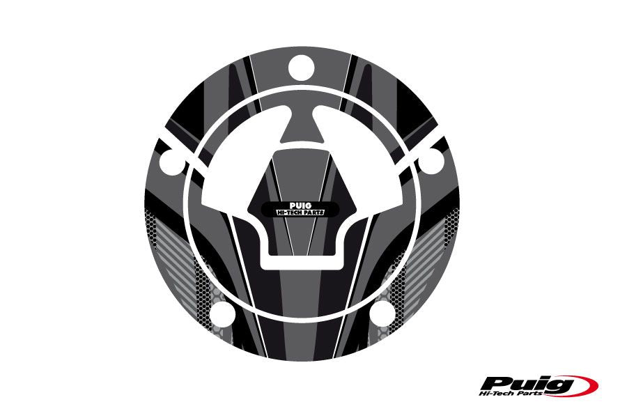 Puig Fuel Cap Cover Radical Kawasaki C/Grey