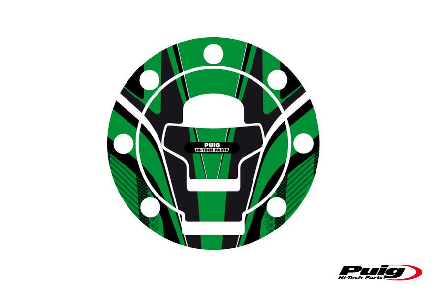 Puig Fuel Cap Cover Radical Suzuki 96-02 C/Green