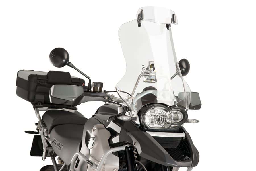 Puig Visor Multiadjustable Clip-On 230X90Mm. C/Clear