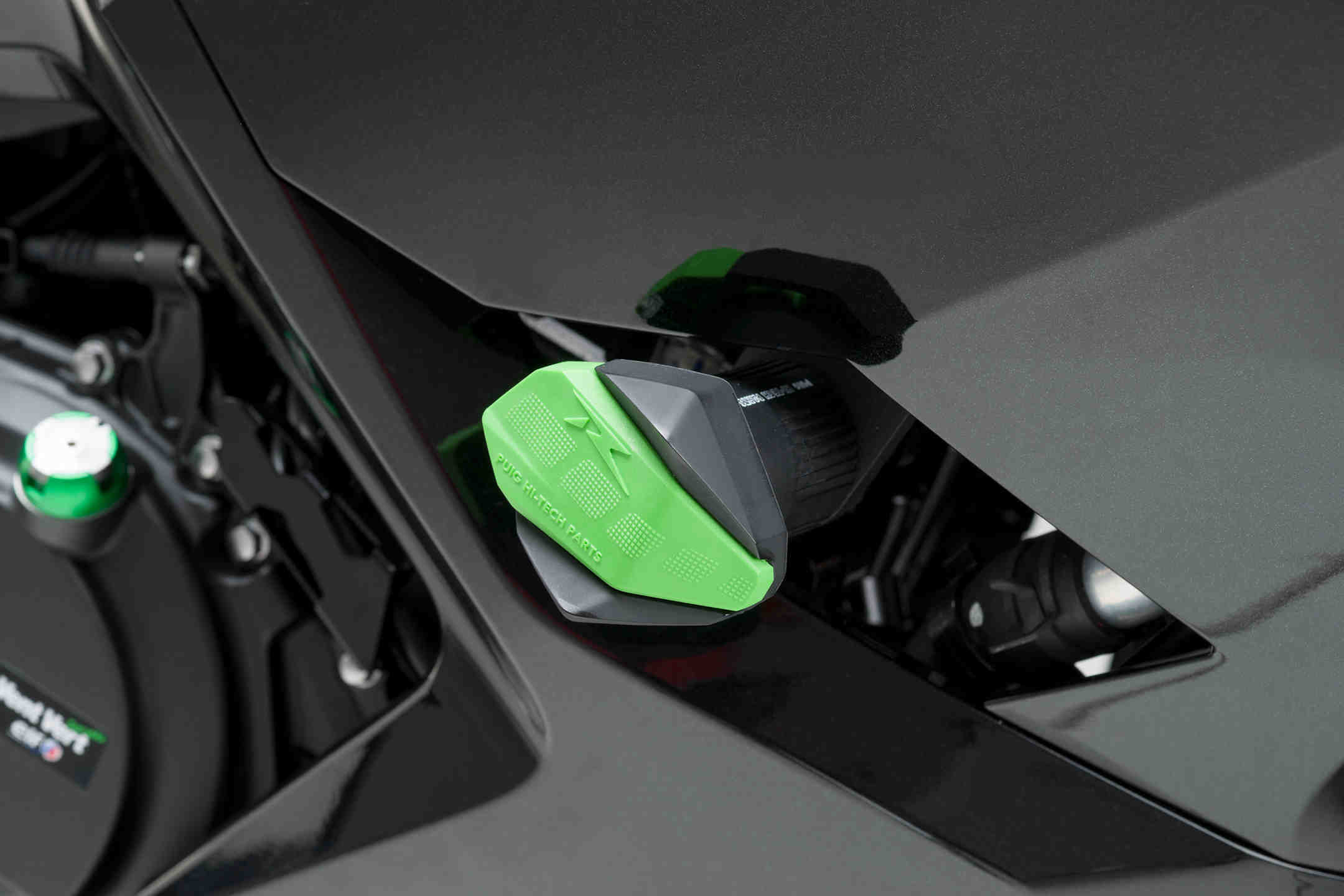 Puig spare rubbers for crash pads R12 C/Green