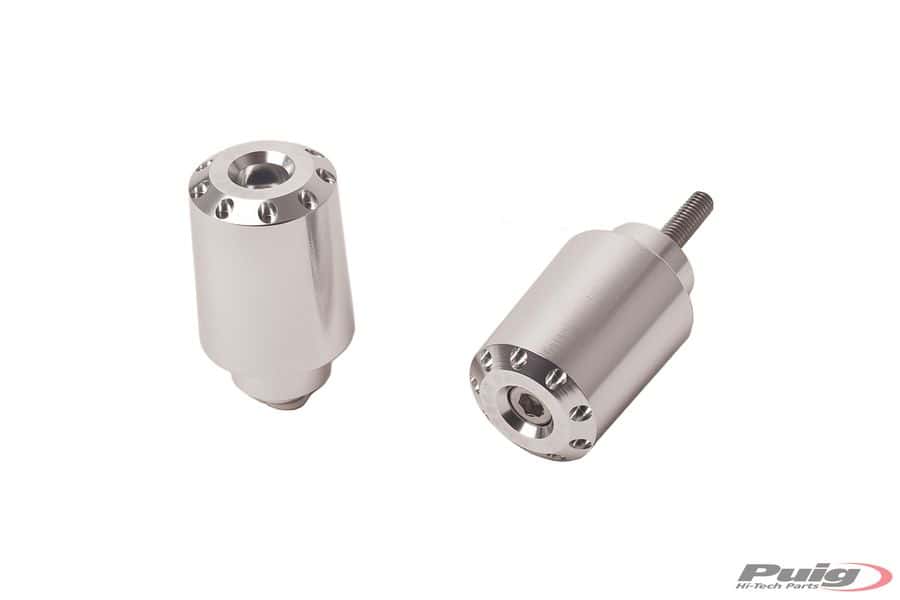 Puig Bar End Aluminum Large Bmw/Suzuki C/Silver
