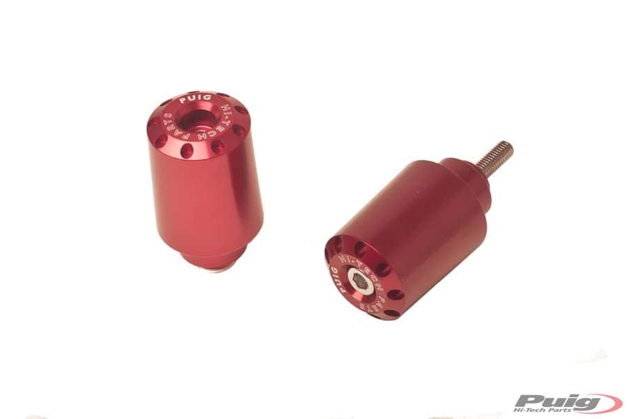 Puig Bar End Aluminum Large Bmw/Suzuki C/Red