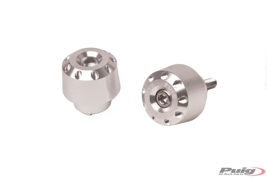 Puig Bar End Aluminum Short Bmw/Suzuki C/Silver