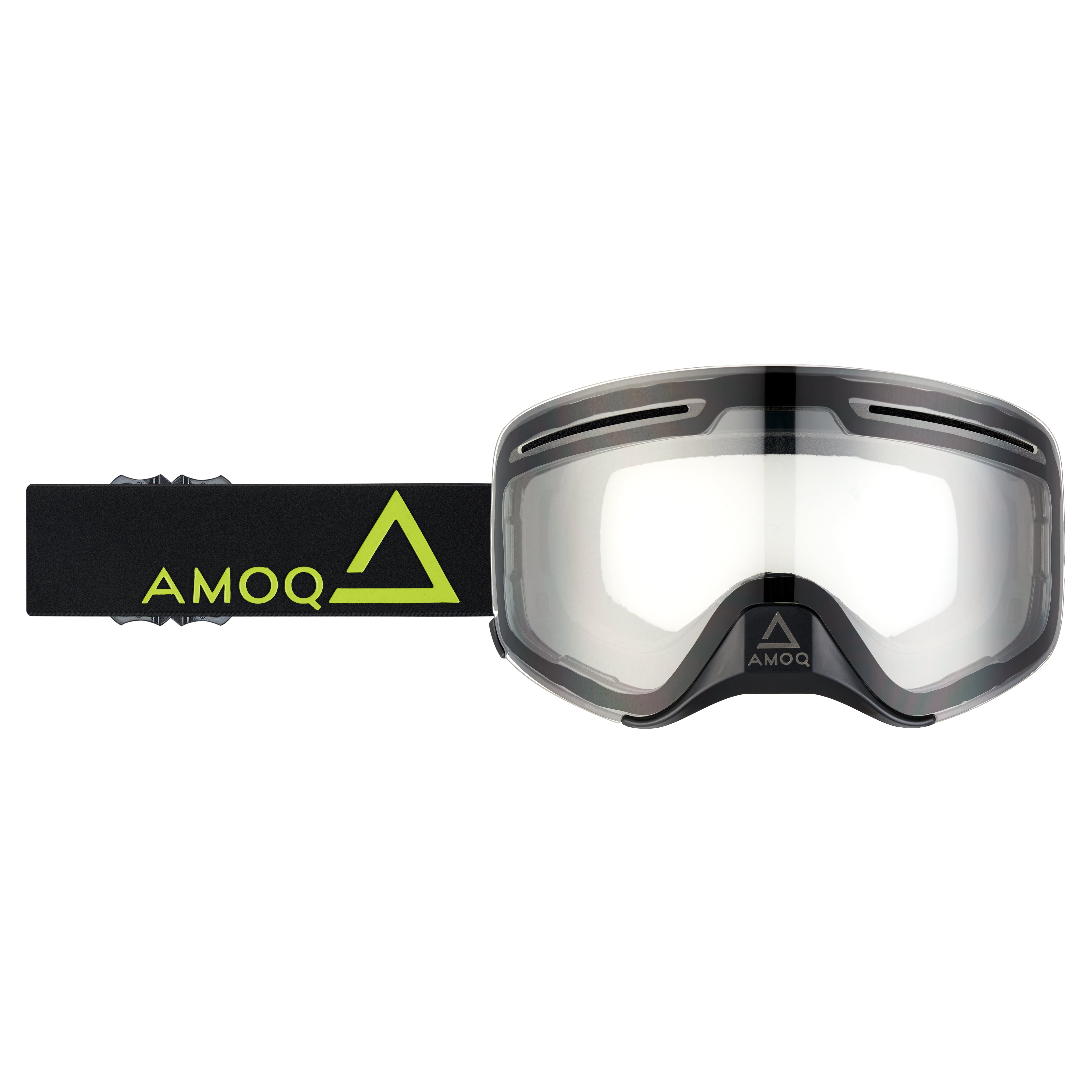 AMOQ Vision Vent+ Magnetic Ajolasit Musta-HiVis - Kirkas