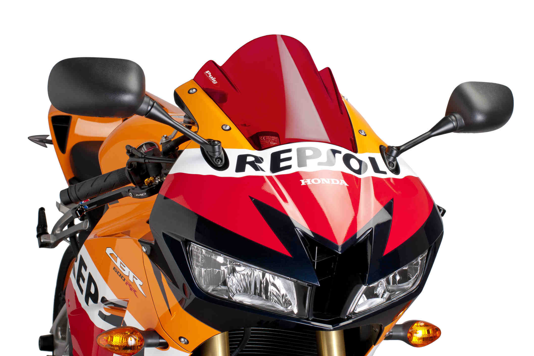 Puig Racing Screen Honda Cbr600Rr 13-17 C/Red
