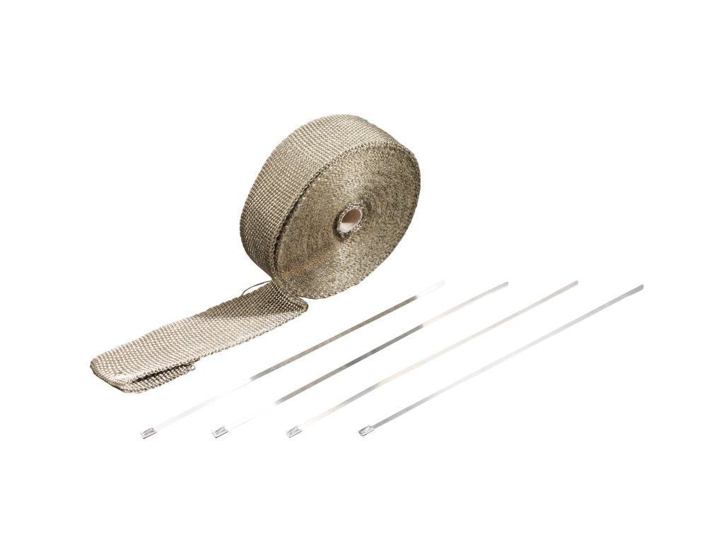 Pakoputken lämpöeriste Wrap Titanium 10 Mtr