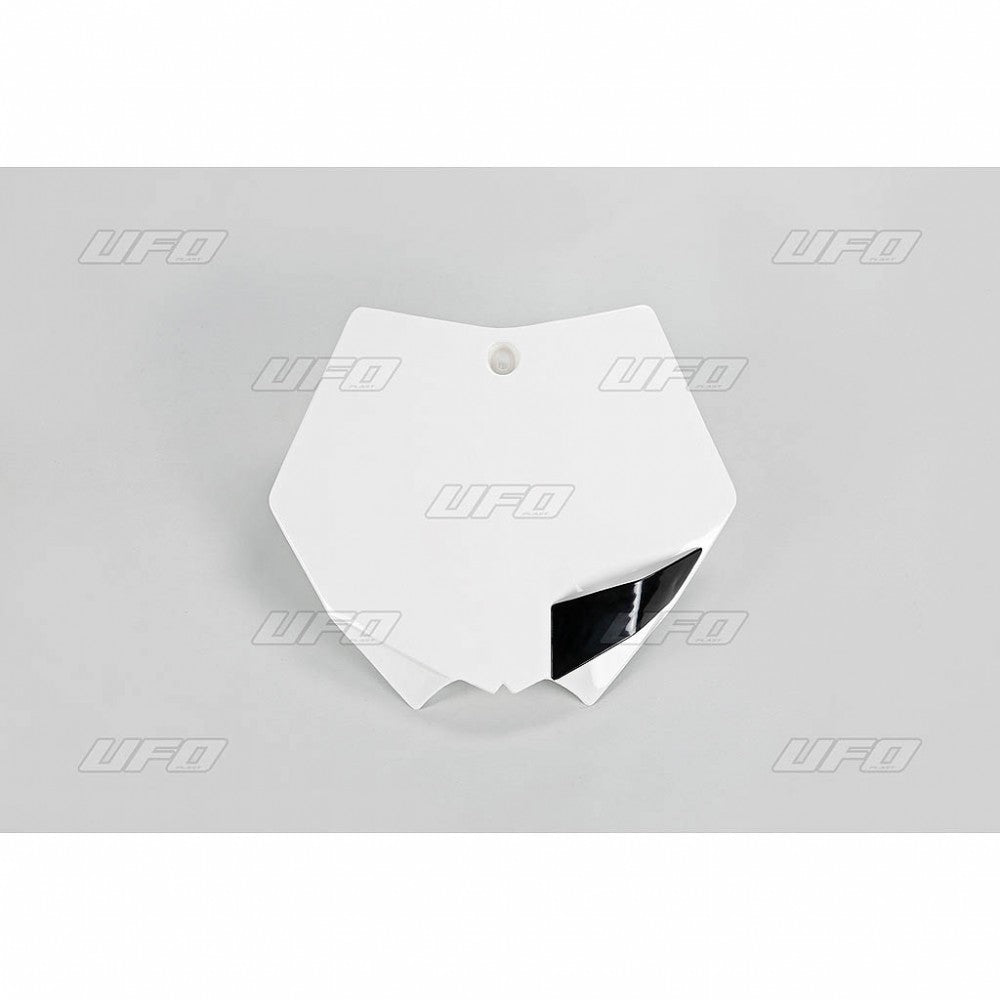 UFO Etunumerokilpi KTM125-525 SX/SXF 07-12 Valkoinen