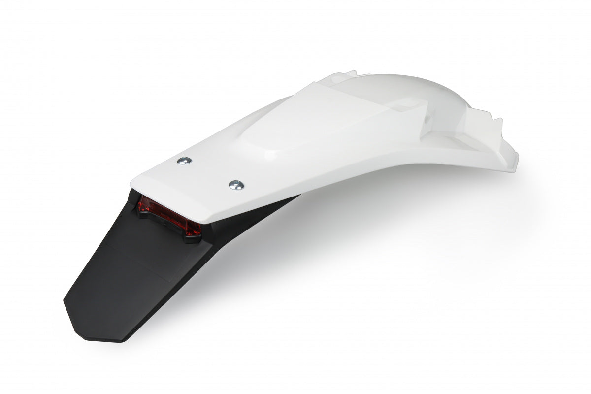 UFO Rear Fender Enduro LED HVA TE/FE 150-501 2017-19 Valkoinen 041