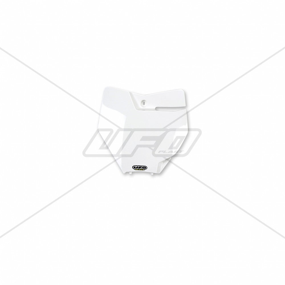 UFO Etunumerokilpi KTM125-525 SX/SXF 16-18 Valkoinen 047 no SX250 2016