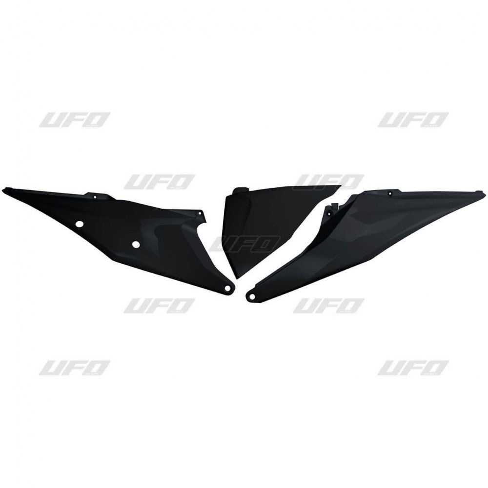 UFO Sivunumerokilvet KTM125-525 SX/SXF 19-22  EXC/EXC-F 20-23 Musta 001