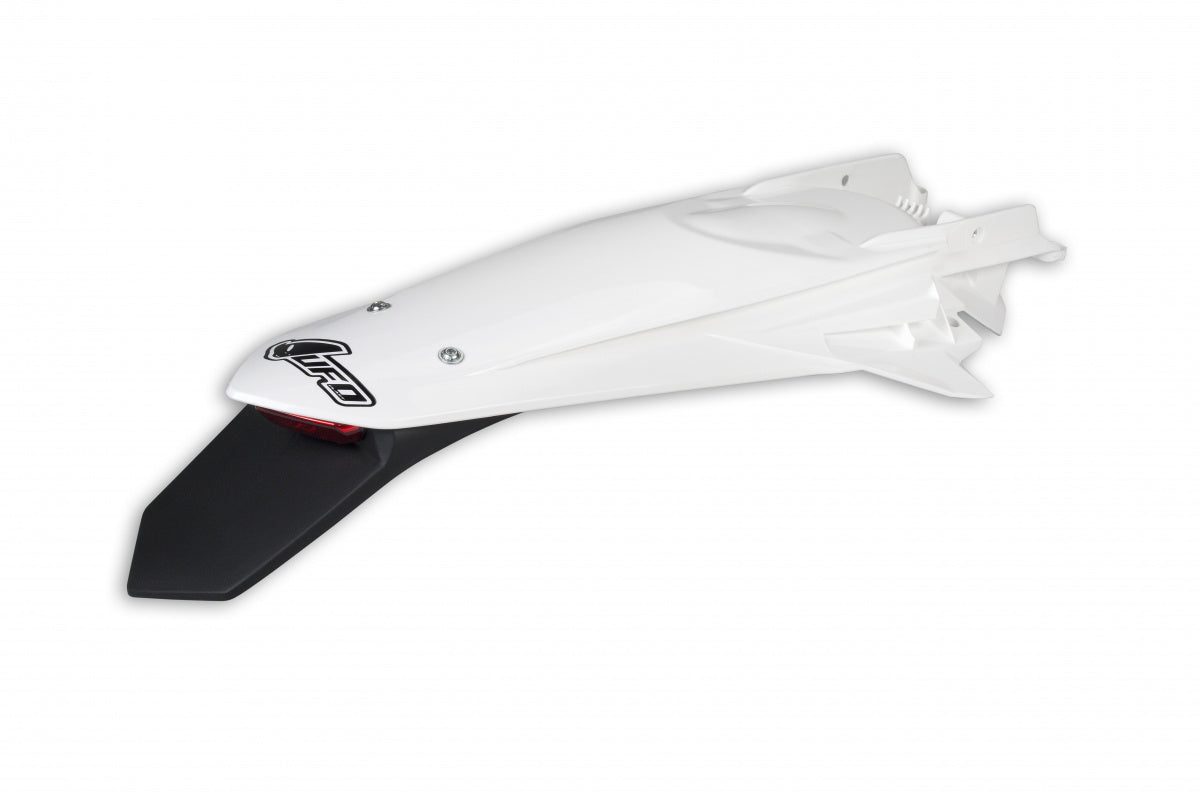 UFO Rear Fender Enduro LED EXC/EXC-F 150-500 2020- Valkoinen 047
