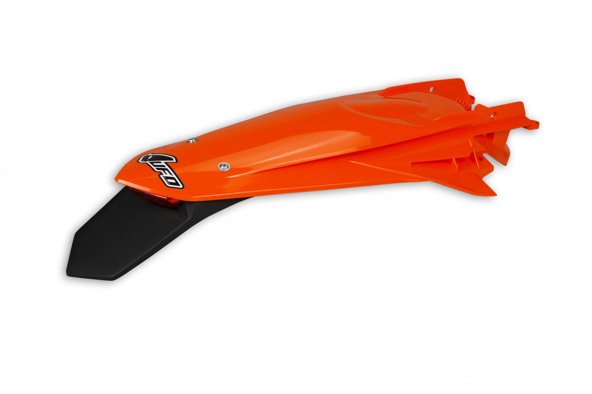 UFO Rear Fender Enduro LED EXC/EXC-F 150-500 2020- Oranssi 127