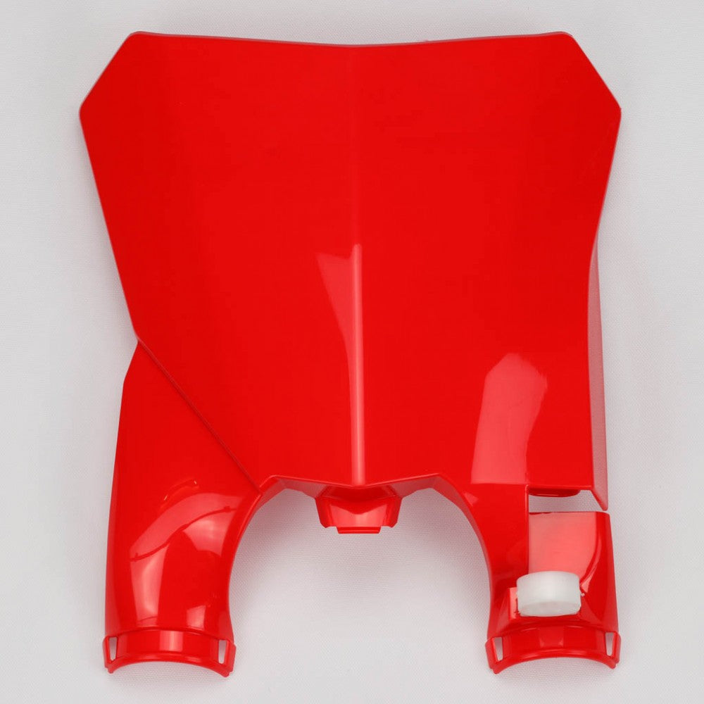 UFO Stadium Front number plate Honda CRF250 18-21 CRF450 17-20 Red 070