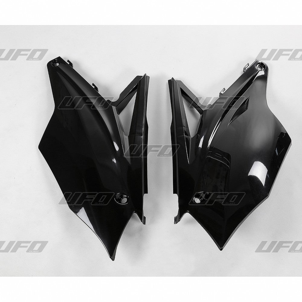 UFO Sivunumerokilvet KX450F 16-  KX250F 17- Musta