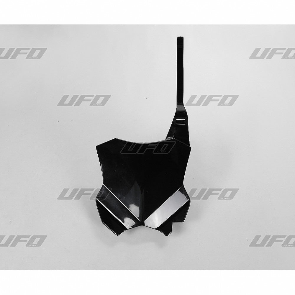 UFO Etunumerokilpi KX250F 17-  KX450F 16- Musta 001