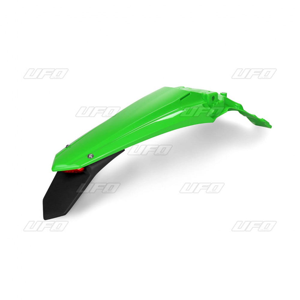 UFO Rear fender with enduro led KX250F 21-24 ,KX450F 19-23  Green 026