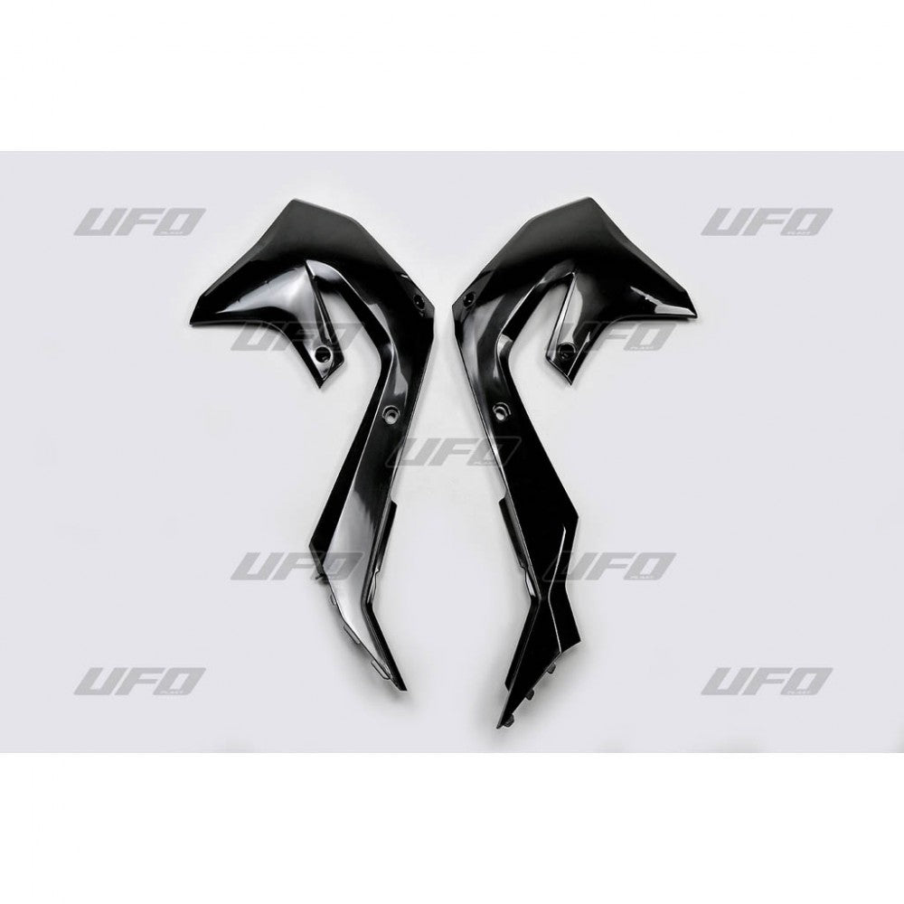 UFO Radiator covers KX250F 21-24 KX450F 19-23 Black 001