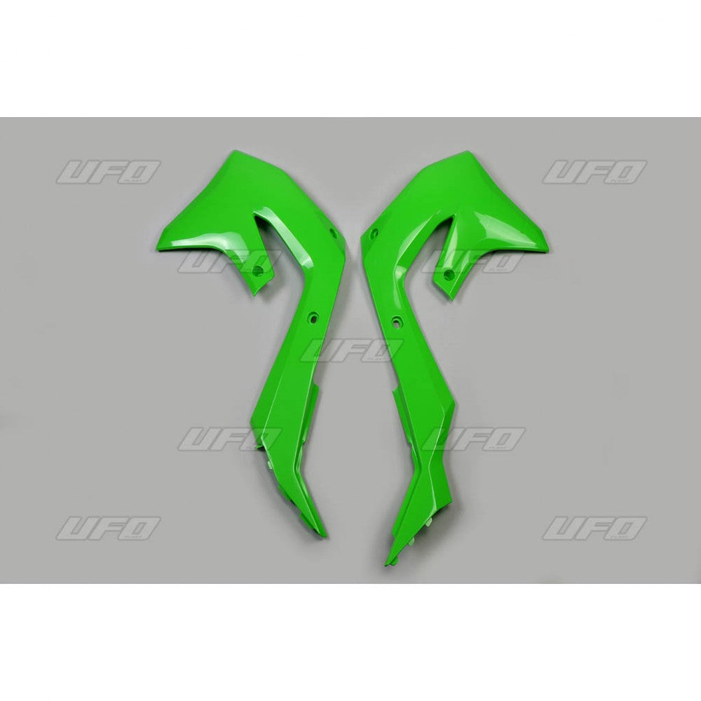 UFO Radiator covers KX250F 21-24 KX450F 19-23 Green 026