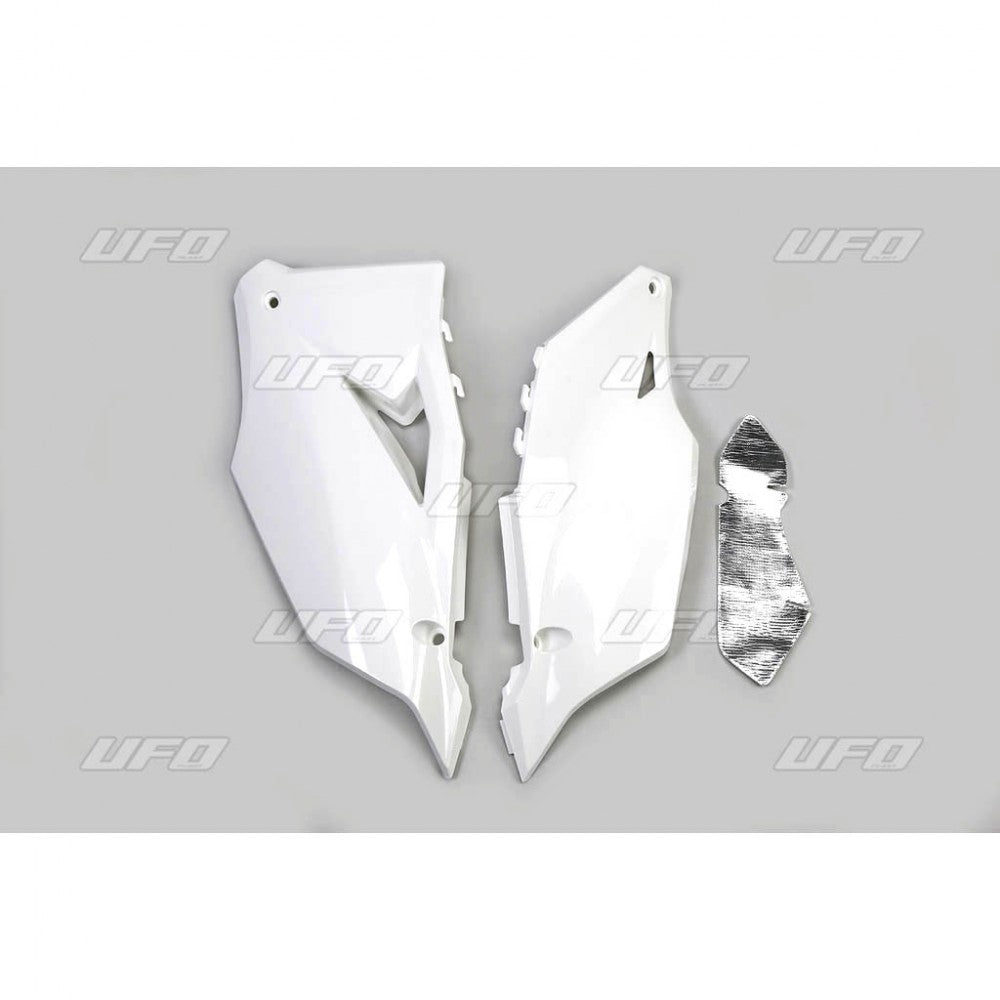 UFO Side panels KX250F 21-24 KX450F 19-23  White 047