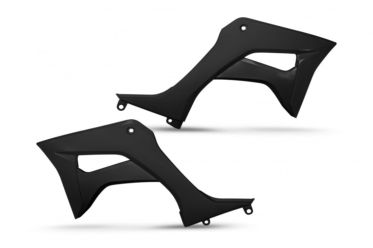 UFO Radiator covers CRF110F 2019- Musta 001