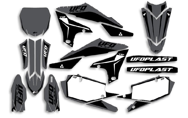 UFO Graphic Kit YZ250F 19-23 YZ450F 18-22  Stokes Grey