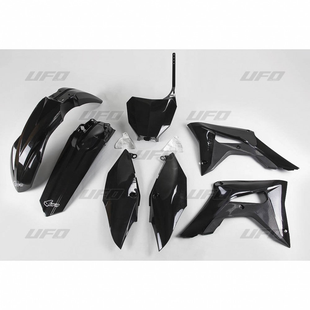 UFO Muovisarja 5-osainen Musta CRF250R 18-21 / CRF450 2017-20
