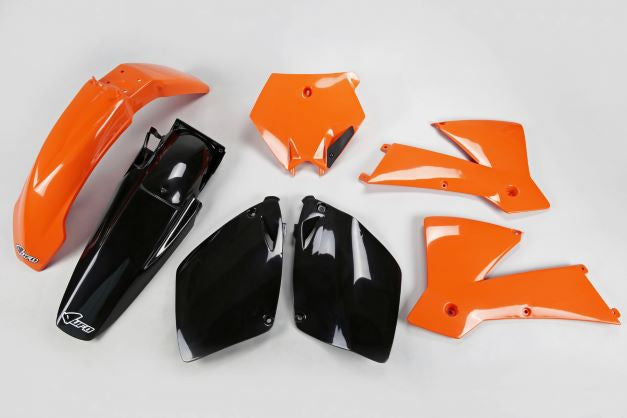 UFO Muovisarja 5-osainen original KTM SX125-520 2T/4T 03 OR/Musta