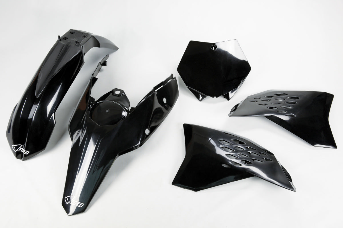 UFO Muovisarja 4-osainen Musta KTM SX/SXF125-525 07-08