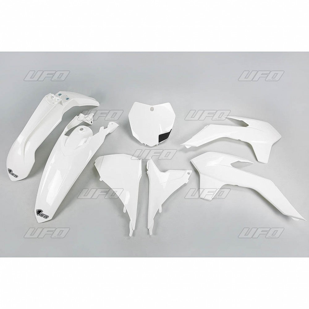 UFO Muovisarja 5-osainen Valkoinen 047 KTM SX/SXF125-525 13-15
