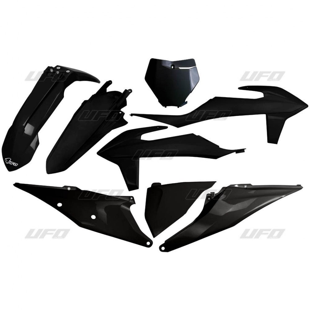 UFO Muovisarja 5-osainen Musta 001 KTM SX/SXF125-450 19-22