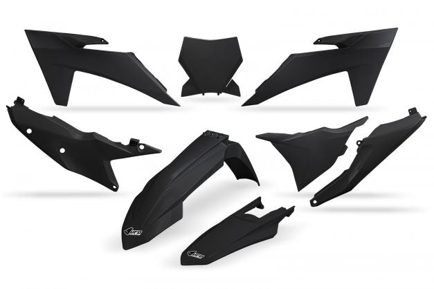 UFO Muovisarja 5-osainen Musta 001 KTM SX/SXF125-450 23-24