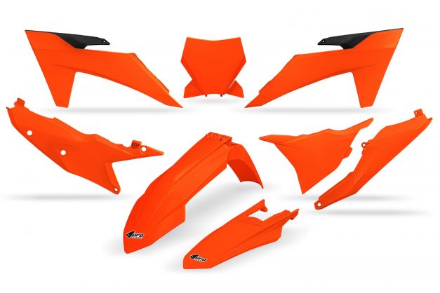 UFO Muovisarja 5-osainen KTM SX/SXF125-450 Neon Orange 23-24