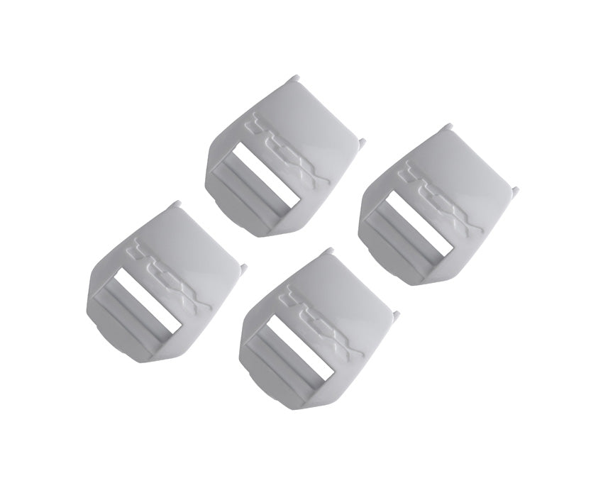 TCX PU Buckle Receivers Comp Evo/Pro 2.1/Pro 1.1/X-Mud white