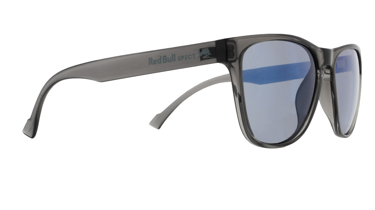 Spect Red Bull Spark Sunglasses x'tal black/smoke/blue mirror POL